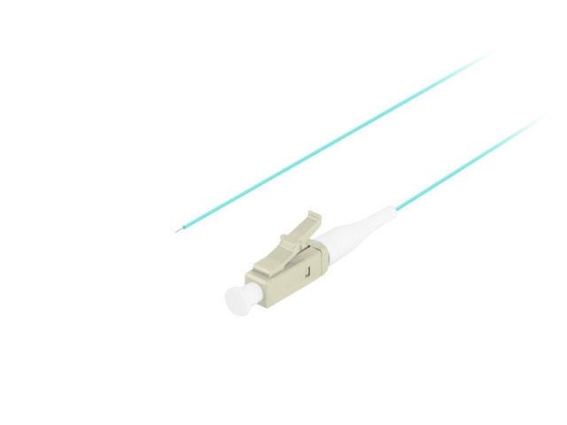 Lanberg FP-LCUP-MS31-0020-TQ Multimódusú OM3 LC/UPC optikai pigtail kábel 2m