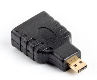 Lanberg HDMI(F) - HDMI MICRO(M) fekete adapter