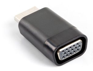 Lanberg HDMI(M) - VGA(F) fekete adapter