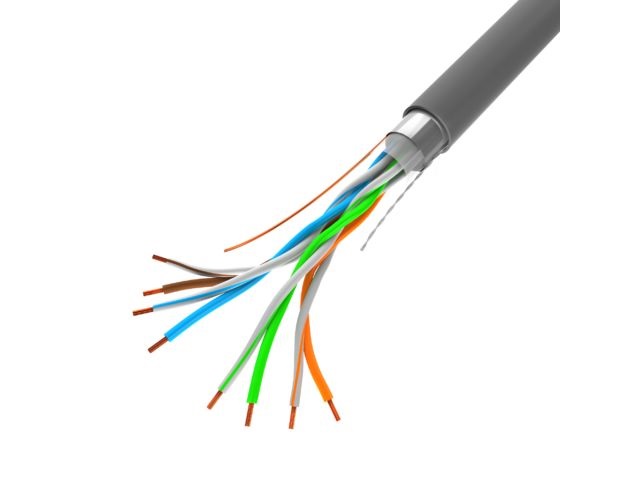 Lanberg LCF5-11CU-0305-S Cat.5e F/UTP AWG24 Eca PVC 305m árnyékolt szürke fali kábel