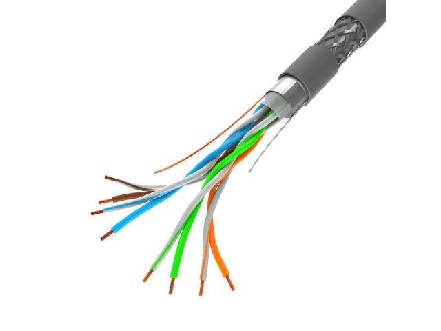 Lanberg LCS5-11CU-0305-S Cat.5e SF/UTP AWG24 Eca PVC 305m árnyékolt szürke fali kábel