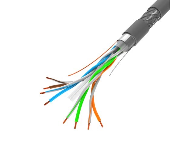 Lanberg LCS6-11CU-0305-S Cat.6 SF/UTP AWG23 Eca PVC 305m árnyékolt szürke fali kábel