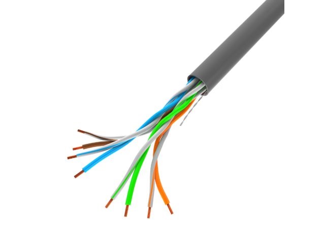 Lanberg LCU5-11CU-0305-S Cat.5e U/UTP AWG24 Eca PVC 305m árnyékolatlan szürke fali kábel