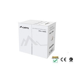 Lanberg LCU5-12CU-0305-R Cat.5e U/UTP AWG24 PVC CU 305m árnyékolatlan piros fali kábel
