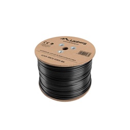 Lanberg LCU5-30CU-0305-BK Cat.5e U/UTP AWG24 Fca PE+PVC 305m árnyékolatlan zselés fekete kültéri kábel