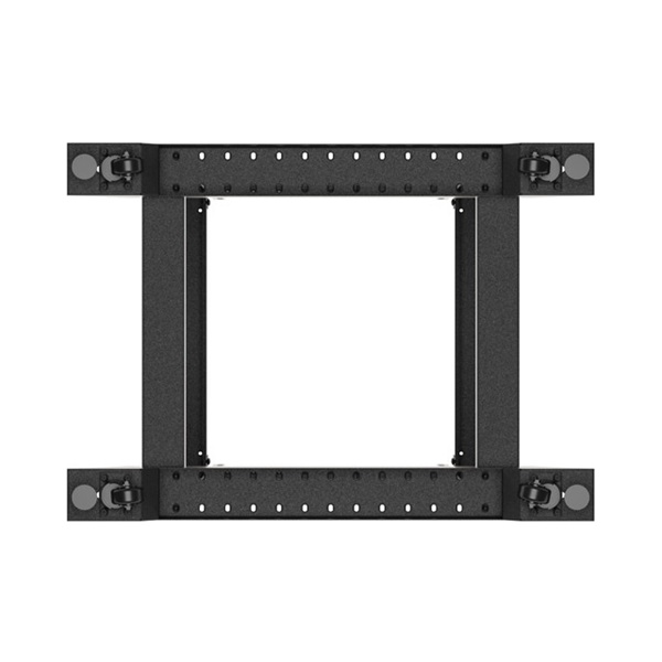 Lanberg OR01-6818-B 19" 18U SZÉL:600mm MÉLY:800mm MAG:981mm lapraszerelt fekete rack keret