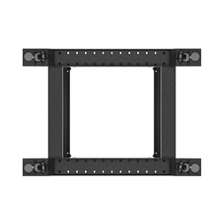 Lanberg OR01-6818-B 19" 18U SZÉL:600mm MÉLY:800mm MAG:981mm lapraszerelt fekete rack keret