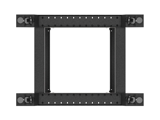 Lanberg OR01-6818-B 19" 18U SZÉL:600mm MÉLY:800mm MAG:981mm lapraszerelt fekete rack keret