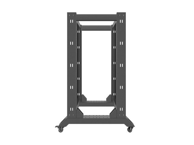 Lanberg OR01-6822-B 19" 22U SZÉL:600mm MÉLY:800mm MAG:1249mm lapraszerelt fekete rack keret