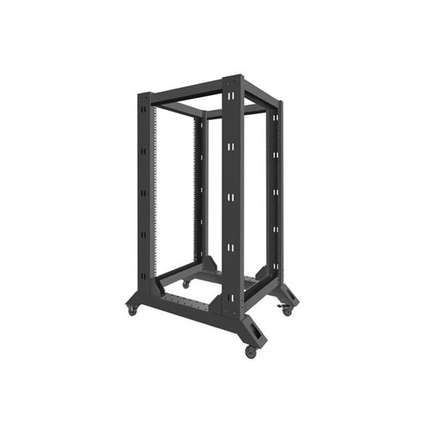 Lanberg OR01-6822-B 19" 22U SZÉL:600mm MÉLY:800mm MAG:1249mm lapraszerelt fekete rack keret