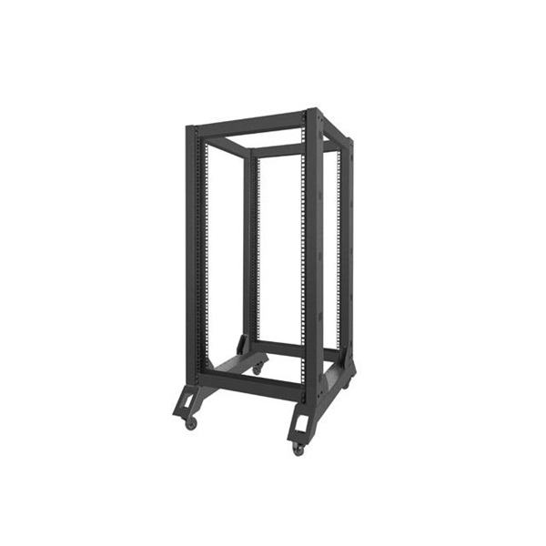 Lanberg OR01-6822-B 19" 22U SZÉL:600mm MÉLY:800mm MAG:1249mm lapraszerelt fekete rack keret