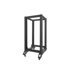 Lanberg OR01-6822-B 19" 22U SZÉL:600mm MÉLY:800mm MAG:1249mm lapraszerelt fekete rack keret