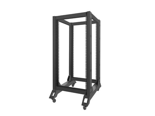 Lanberg OR01-6822-B 19" 22U SZÉL:600mm MÉLY:800mm MAG:1249mm lapraszerelt fekete rack keret