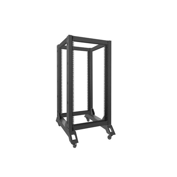 Lanberg OR01-6822-B 19" 22U SZÉL:600mm MÉLY:800mm MAG:1249mm lapraszerelt fekete rack keret