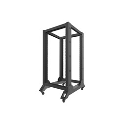 Lanberg OR01-6822-B 19" 22U SZÉL:600mm MÉLY:800mm MAG:1249mm lapraszerelt fekete rack keret