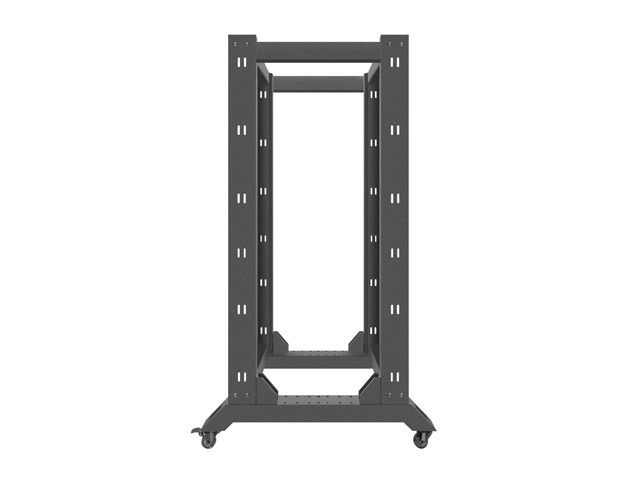 Lanberg OR01-6827-B 19" 27U SZÉL:600mm MÉLY:800mm MAG:1472mm lapraszerelt fekete rack keret
