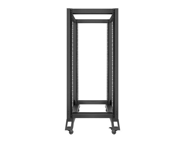Lanberg OR01-6827-B 19" 27U SZÉL:600mm MÉLY:800mm MAG:1472mm lapraszerelt fekete rack keret