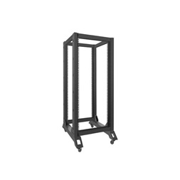 Lanberg OR01-6827-B 19" 27U SZÉL:600mm MÉLY:800mm MAG:1472mm lapraszerelt fekete rack keret