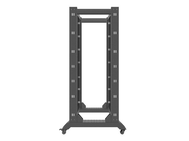 Lanberg OR01-6832-B 19" 32U SZÉL:600mm MÉLY:800mm MAG:1694mm lapraszerelt fekete rack keret