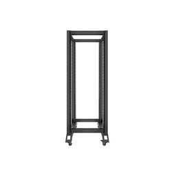 Lanberg OR01-6832-B 19" 32U SZÉL:600mm MÉLY:800mm MAG:1694mm lapraszerelt fekete rack keret