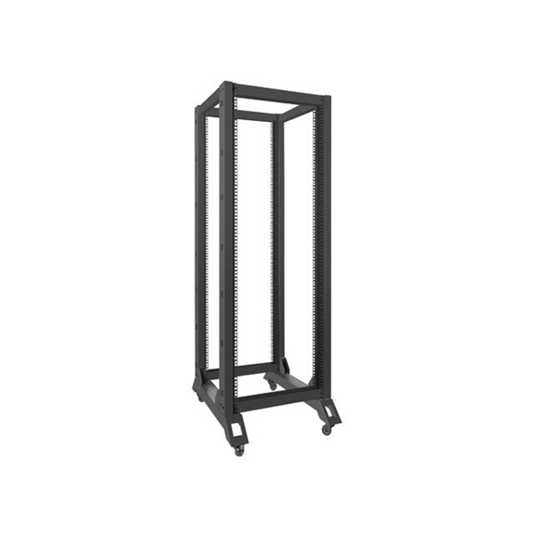 Lanberg OR01-6832-B 19" 32U SZÉL:600mm MÉLY:800mm MAG:1694mm lapraszerelt fekete rack keret