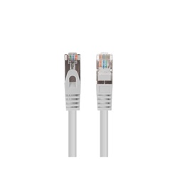 Lanberg PCF5-10CC-0025-S Cat.5e F/UTP PVC CCA árnyékolt réz bevonatú alumínium szürke patch kábel 0,25m
