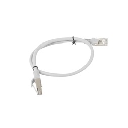 Lanberg PCF5-10CC-0050-S Cat.5e F/UTP PVC CCA árnyékolt réz bevonatú alumínium szürke patch kábel 0,5m