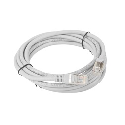 Lanberg PCF5-10CC-0300-S Cat.5e F/UTP PVC CCA árnyékolt réz bevonatú alumínium szürke patch kábel 3m