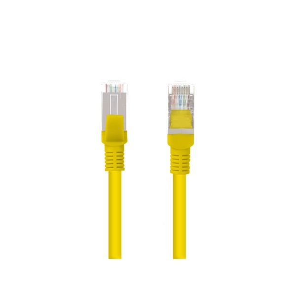 Lanberg PCF5-10CC-1500-Y Cat.5e F/UTP PVC CCA árnyékolt réz bevonatú alumínium sárga patch kábel 15m