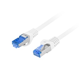 Lanberg PCF6A-10CC-0050-W Cat.6A S/FTP LSZH réz bevonatú alumínium fehér patch kábel 0,5m
