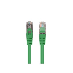 Lanberg PCF6-10CC-0025-G Cat.6 F/UTP PVC CCA árnyékolt réz bevonatú alumínium zöld patch kábel 0,25m