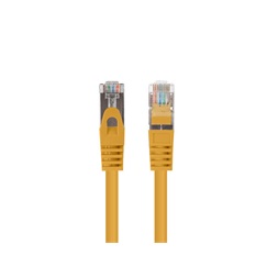 Lanberg PCF6-10CC-0025-Y Cat.6 F/UTP PVC CCA árnyékolt réz bevonatú alumínium narancs patch kábel 0,25m