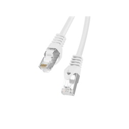 Lanberg PCF6-10CC-0050-W Cat.6 F/UTP PVC CCA árnyékolt réz bevonatú alumínium fehér patch kábel 0,5m