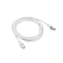 Lanberg PCF6-10CC-0200-W Cat.6 F/UTP PVC CCA árnyékolt réz bevonatú alumínium fehér patch kábel 2m