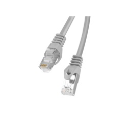Lanberg PCF6-10CC-0300-S Cat.6 F/UTP PVC CCA árnyékolt réz bevonatú alumínium szürke patch kábel 3m