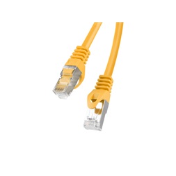 Lanberg PCF6-10CC-0300-Y Cat.6 F/UTP PVC CCA árnyékolt réz bevonatú alumínium narancs patch kábel 3m