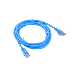 Lanberg PCF6-10CC-0500-B Cat.6 F/UTP PVC CCA árnyékolt réz bevonatú alumínium kék patch kábel 5m
