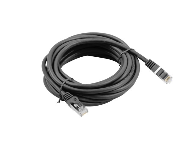 Lanberg PCF6-10CC-2000-BK Cat.6 F/UTP PVC CCA árnyékolt réz bevonatú alumínium fekete patch kábel 20m