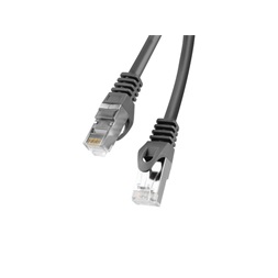 Lanberg PCF6-10CC-2000-BK Cat.6 F/UTP PVC CCA árnyékolt réz bevonatú alumínium fekete patch kábel 20m
