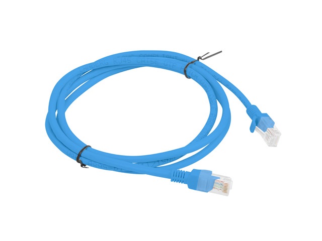 Lanberg PCU5-10CC-0050-B Cat.5e U/UTP PVC CCA árnyékolatlan réz bevonatú alumínium kék patch kábel 0,5m