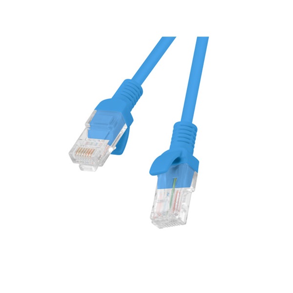 Lanberg PCU5-10CC-0150-B Cat.5e U/UTP PVC CCA árnyékolatlan réz bevonatú alumínium kék patch kábel 1,5m