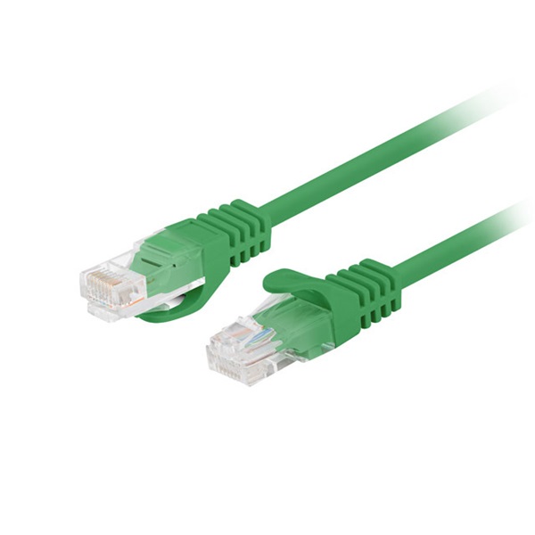 Lanberg PCU5-10CC-0300-G Cat.5e U/UTP PVC CCA árnyékolatlan réz bevonatú alumínium zöld patch kábel 3m