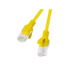 Lanberg PCU5-10CC-0500-Y Cat.5e U/UTP PVC CCA árnyékolatlan réz bevonatú alumínium sárga patch kábel 5m