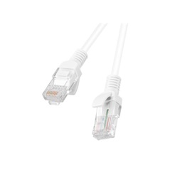 Lanberg PCU6-10CC-0300-W Cat.6 U/UTP PVC réz bevonatú alumínium fehér patch kábel 3m