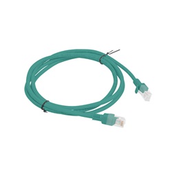 Lanberg PCU6-10CC-0150-G Cat.6 U/UTP PVC CCA árnyékolatlan réz bevonatú alumínium zöld patch kábel 1,5m