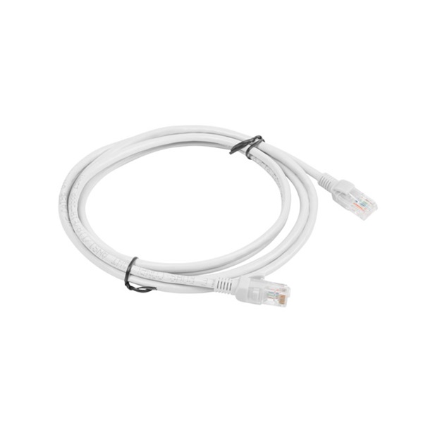 Lanberg PCU6-10CC-0200-S Cat.6 U/UTP PVC CCA árnyékolatlan réz bevonatú alumínium szürke patch kábel 2m