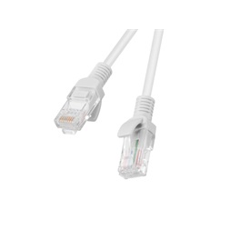Lanberg PCU6-10CC-0200-S Cat.6 U/UTP PVC CCA árnyékolatlan réz bevonatú alumínium szürke patch kábel 2m