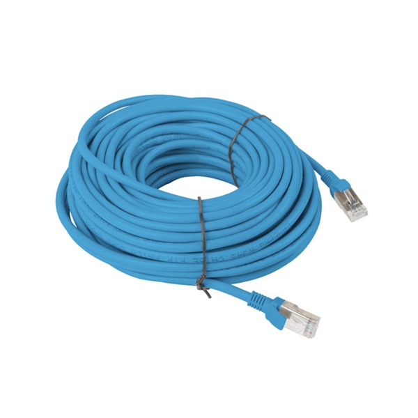 Lanberg PCU6-10CC-2000-B Cat.6 U/UTP PVC CCA árnyékolatlan réz bevonatú alumínium kék patch kábel 20m