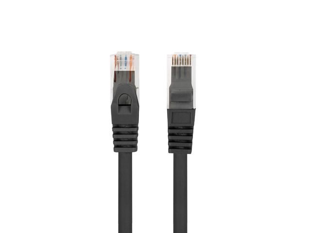 Lanberg PCU6-10CU-0150-BK Cat.6 U/UTP AWG26 LSZH árnyékolatlan fekete patch kábel 1,5m