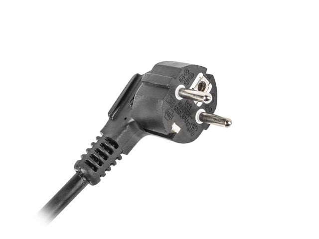 Lanberg PDU-07F-0200-BK 2m vezetékkel 19"/1U 7xSchuko aljzat Uni-Schuko csatlakozóvéggel fekete elosztósor kapcsolóval